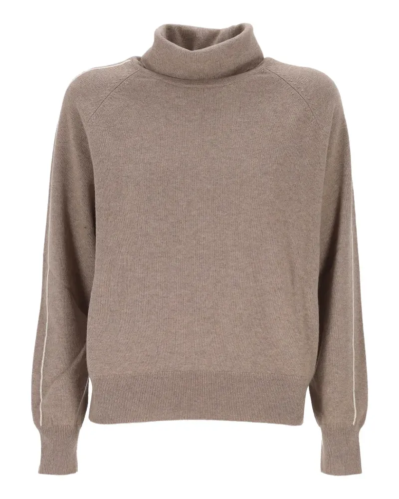 Purotatto Klassischer Rollkragenpullover - Nude Nude