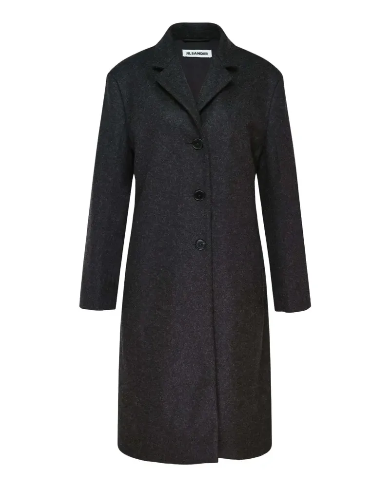 Jil Sander Einreihiger Mantel - Grau Grau