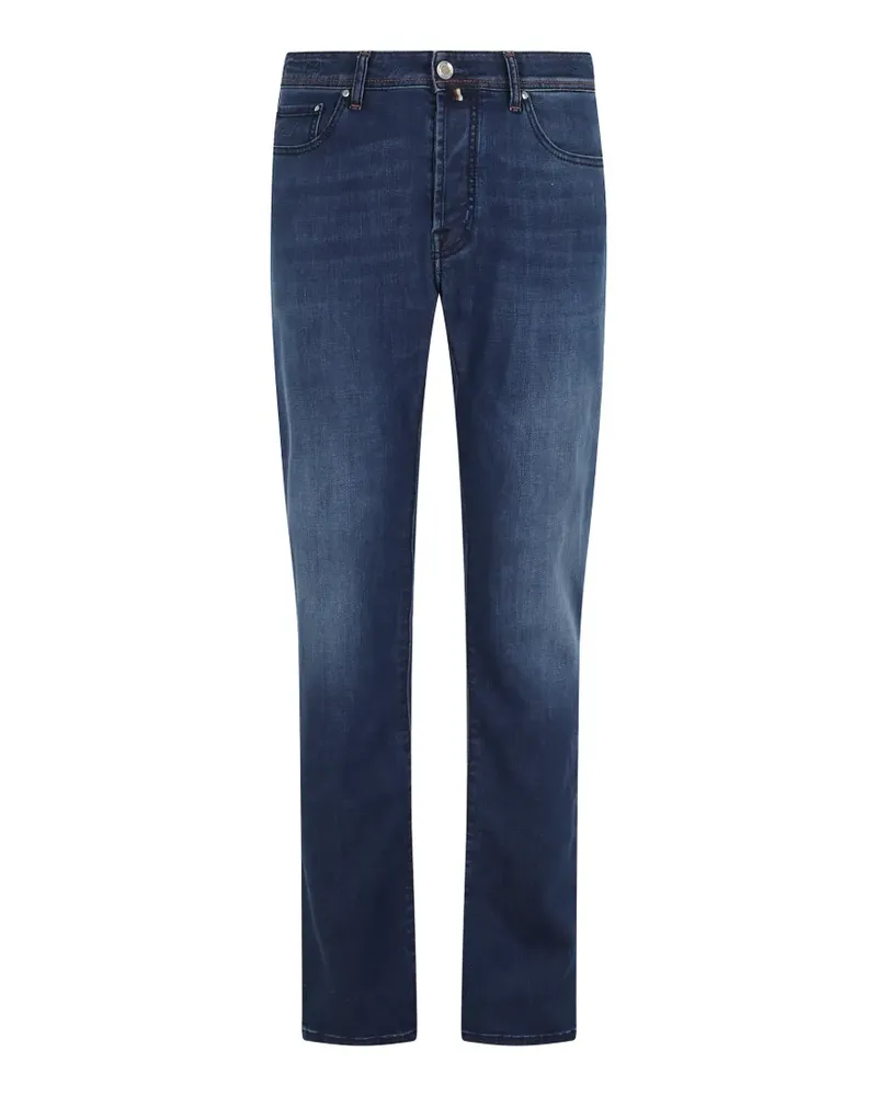 Jacob Cohën Geknöpfte Jeans - Blau Blau