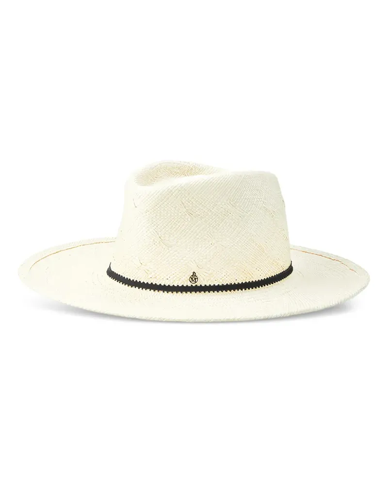 Maison Michel Mimi Hut mit Schleifendetail - Nude Nude