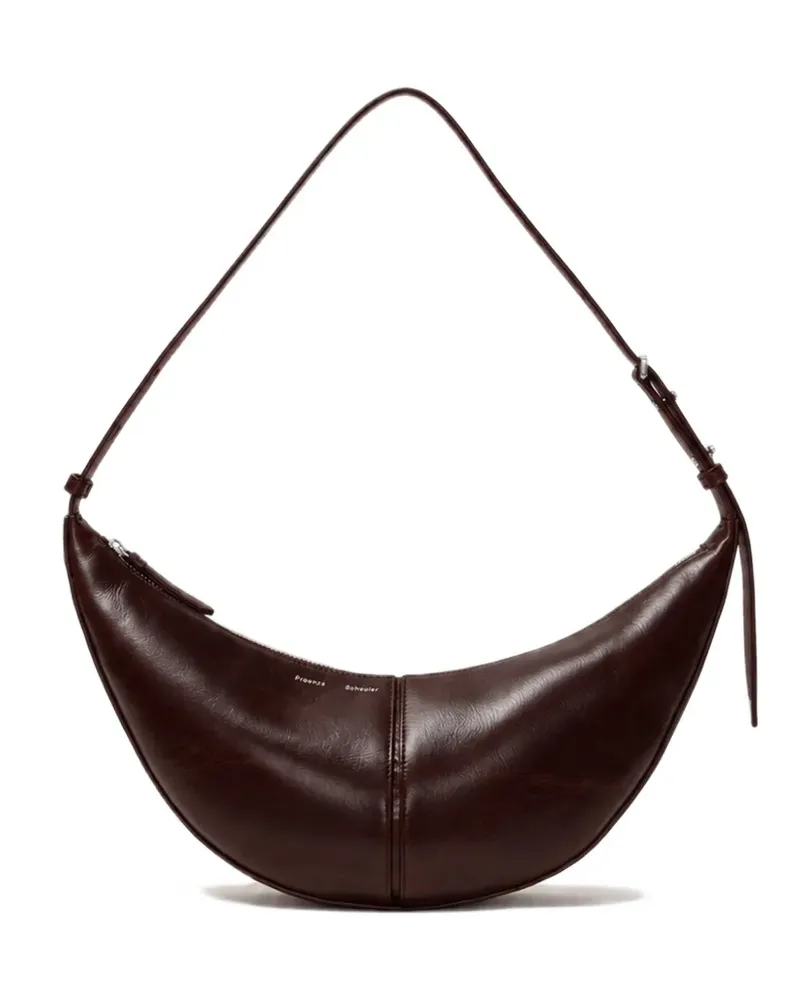 Proenza Schouler Slide leather shoulder bag - Braun Braun