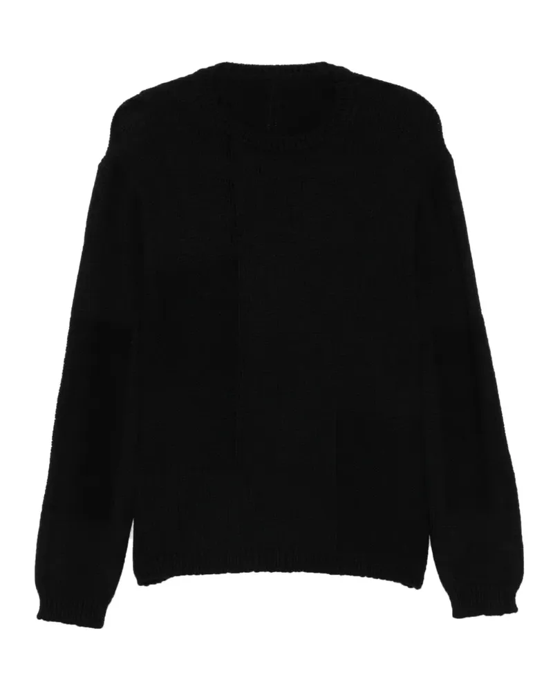 nine:inthe:morning Elmo ribbed-knit crew-neck sweater - Schwarz Schwarz
