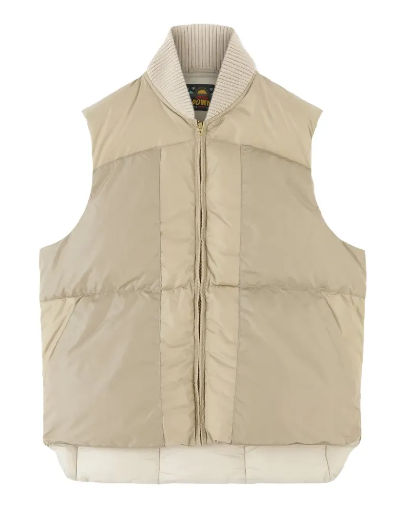 Fortela quilted-pattern gilet - Nude Nude