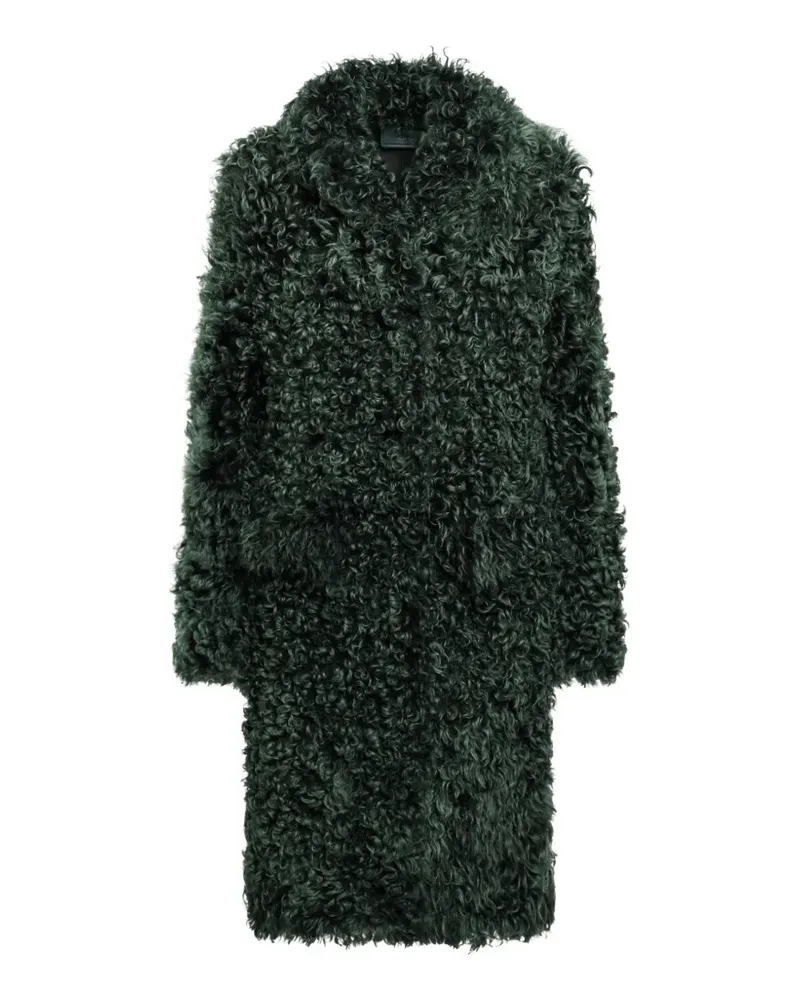 Prada shearling coat - Grün Grün