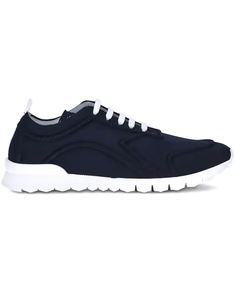 Kiton Sneakers mit Kontrasteinsätzen - Blau Blau