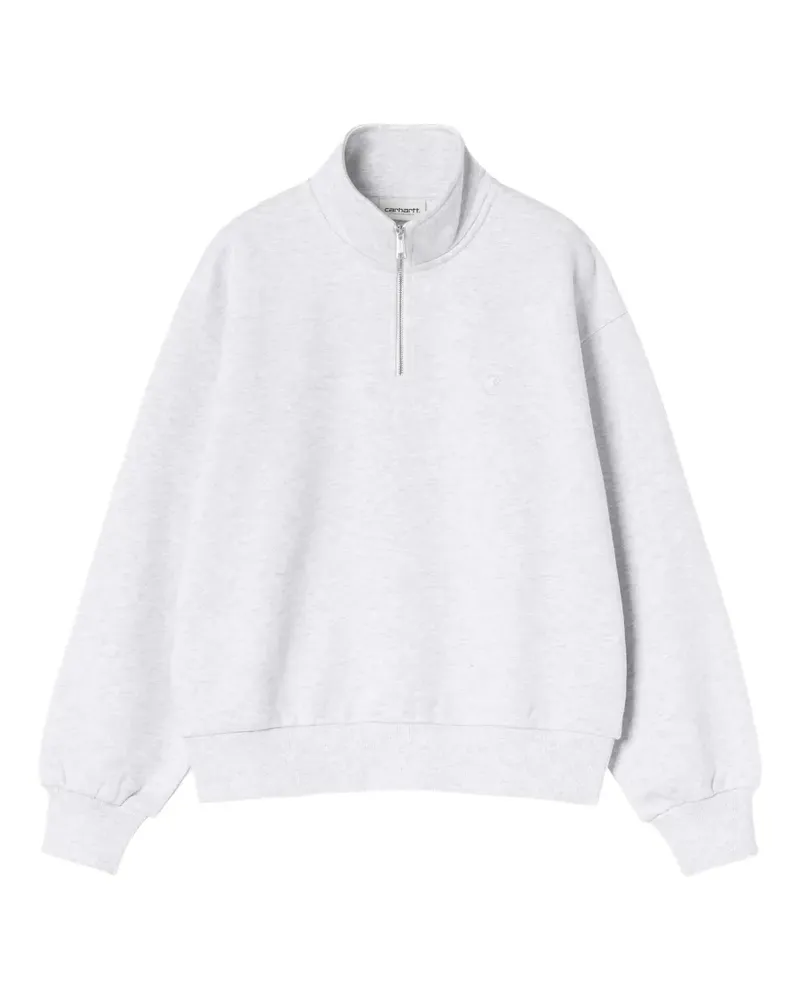 Carhartt WIP Casey Pullover mit Stehkragen - Grau Grau