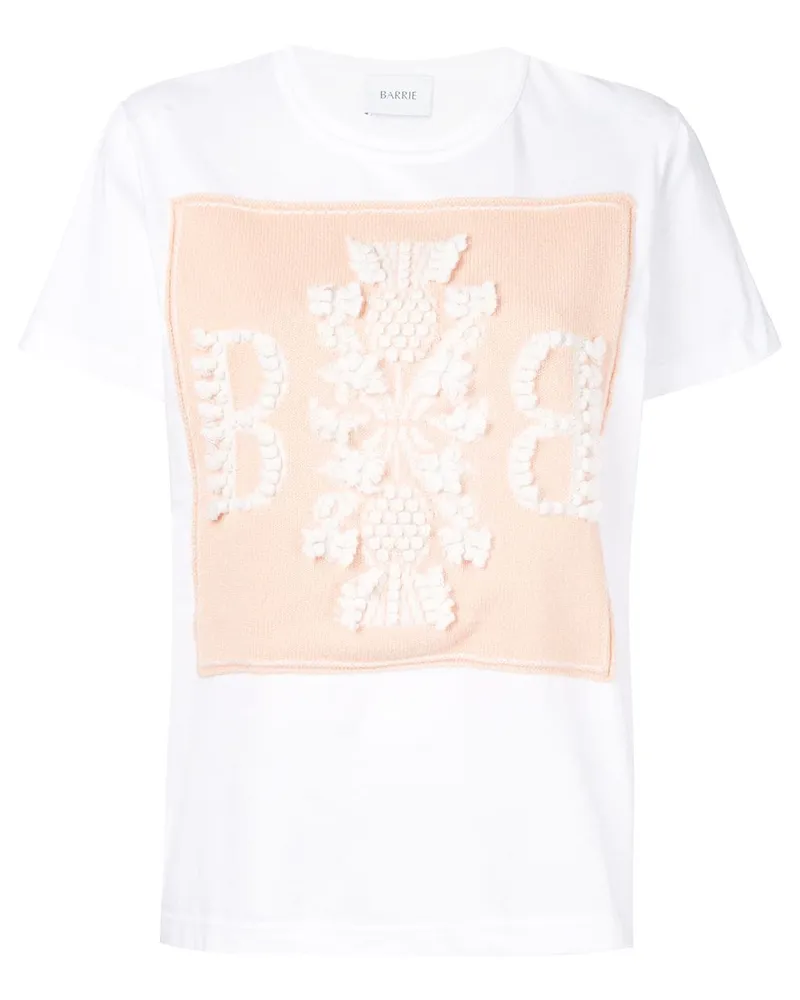 Barrie T-Shirt mit B-Logo - Weiß Weiß