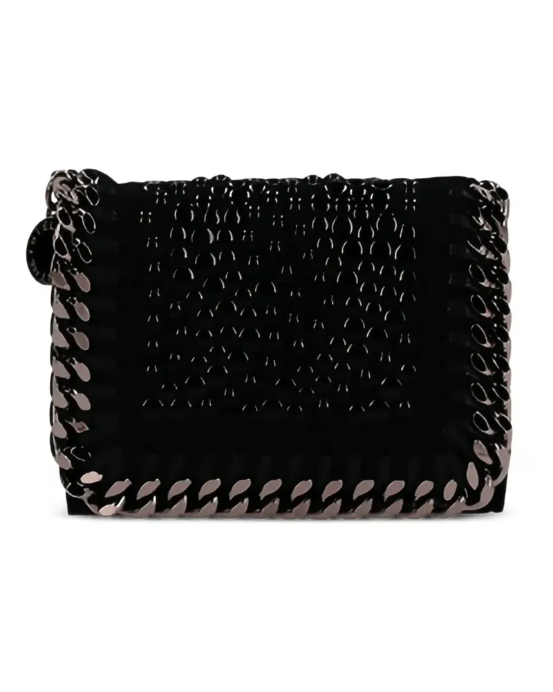Stella McCartney Falabella Portemonnaie mit Kettenborte - Schwarz Schwarz