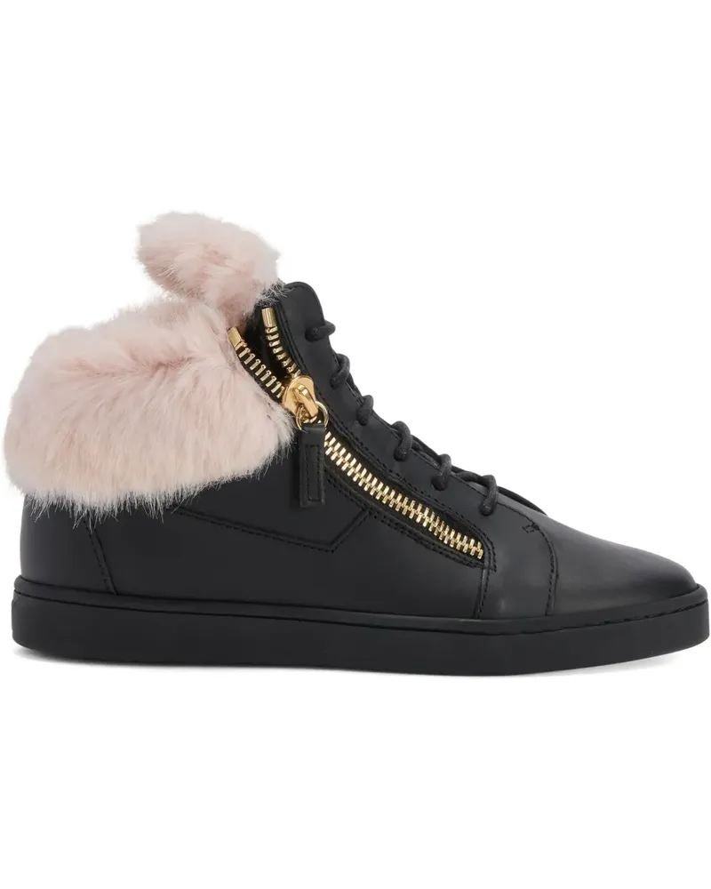 Giuseppe Zanotti Kriss Sneakers mit Reißverschluss - Schwarz Schwarz