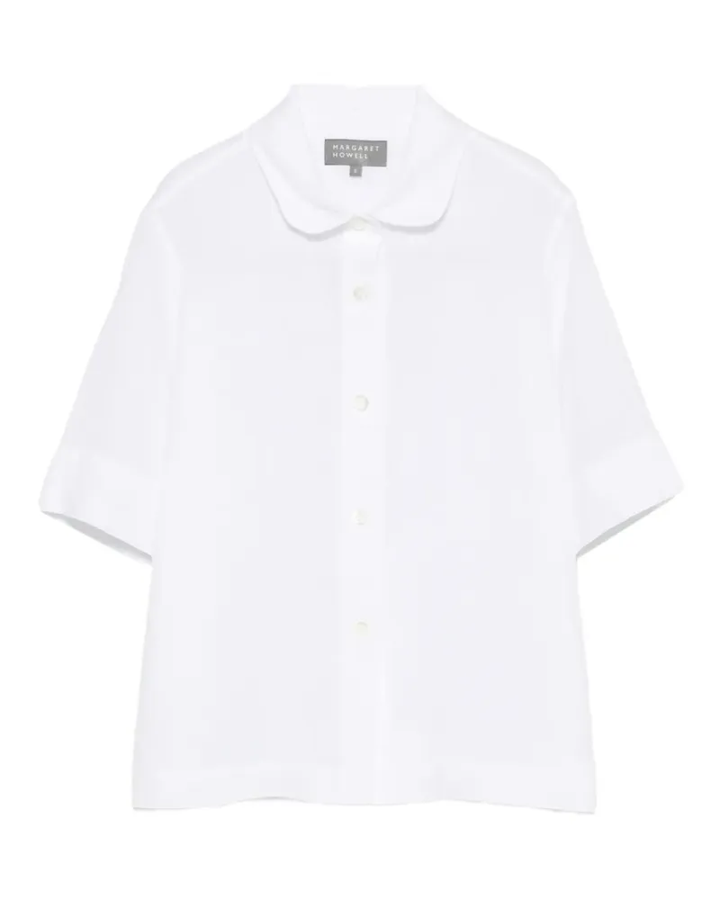 Margaret Howell short-sleeve shirt - Weiß Weiß