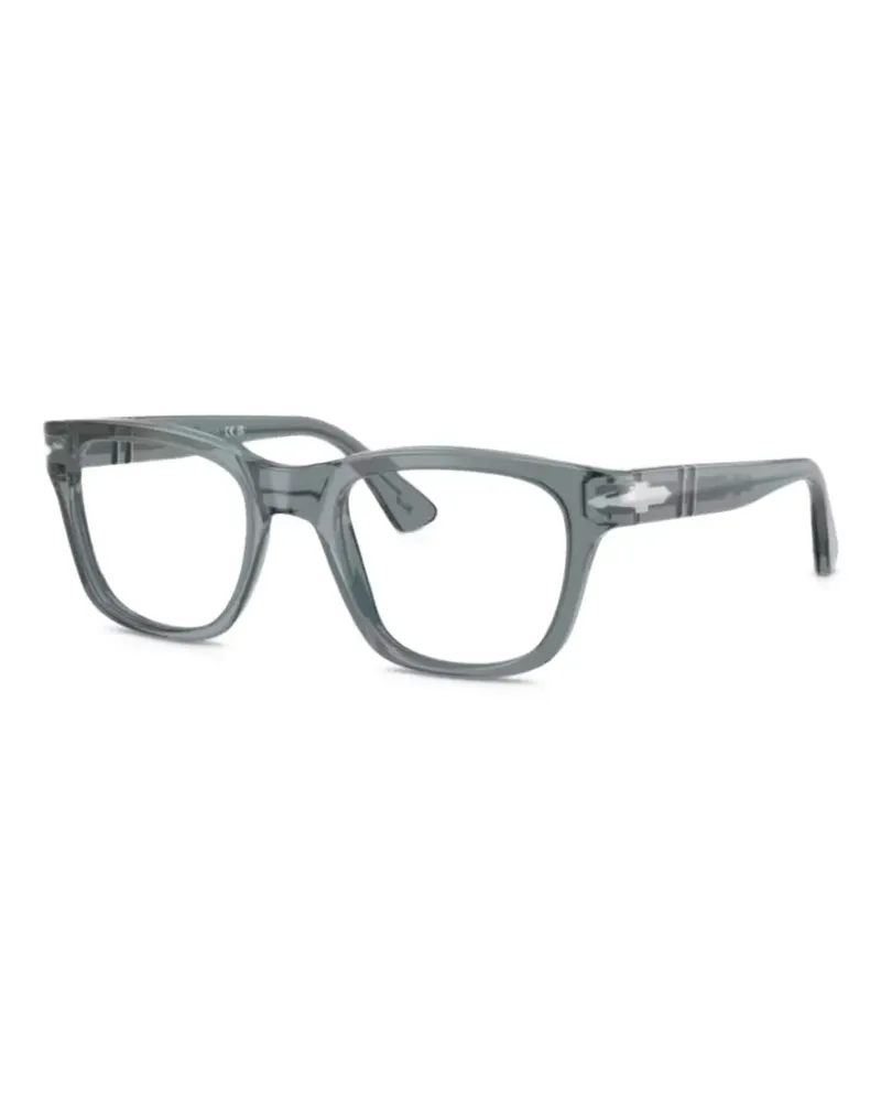 Persol Brille mit eckigem Gestell - Grau Grau