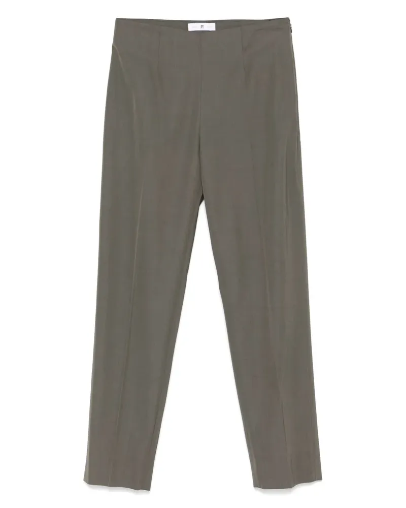 PT TORINO Klassische Cropped-Hose - Grün Grün