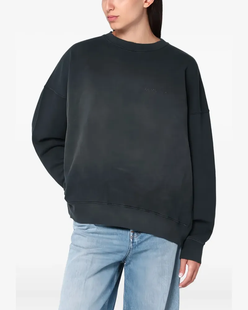 Golden Goose Rundhals-Sweatshirt mit Sterndetail - Grau Grau