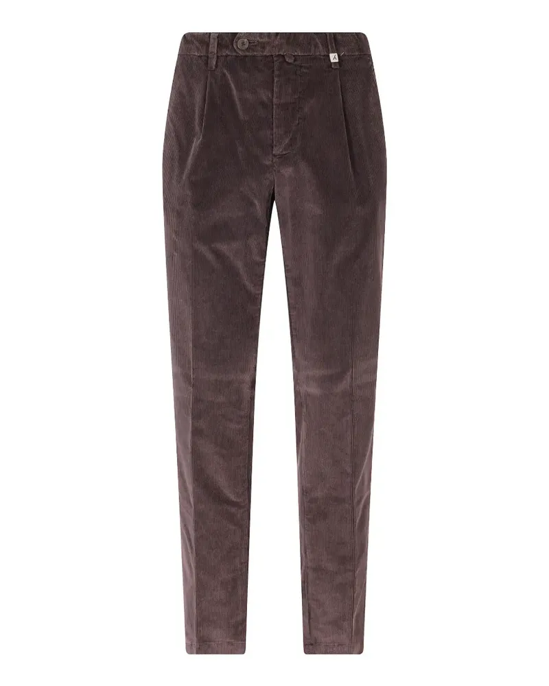 MYTHS corduroy pleated trousers - Braun Braun
