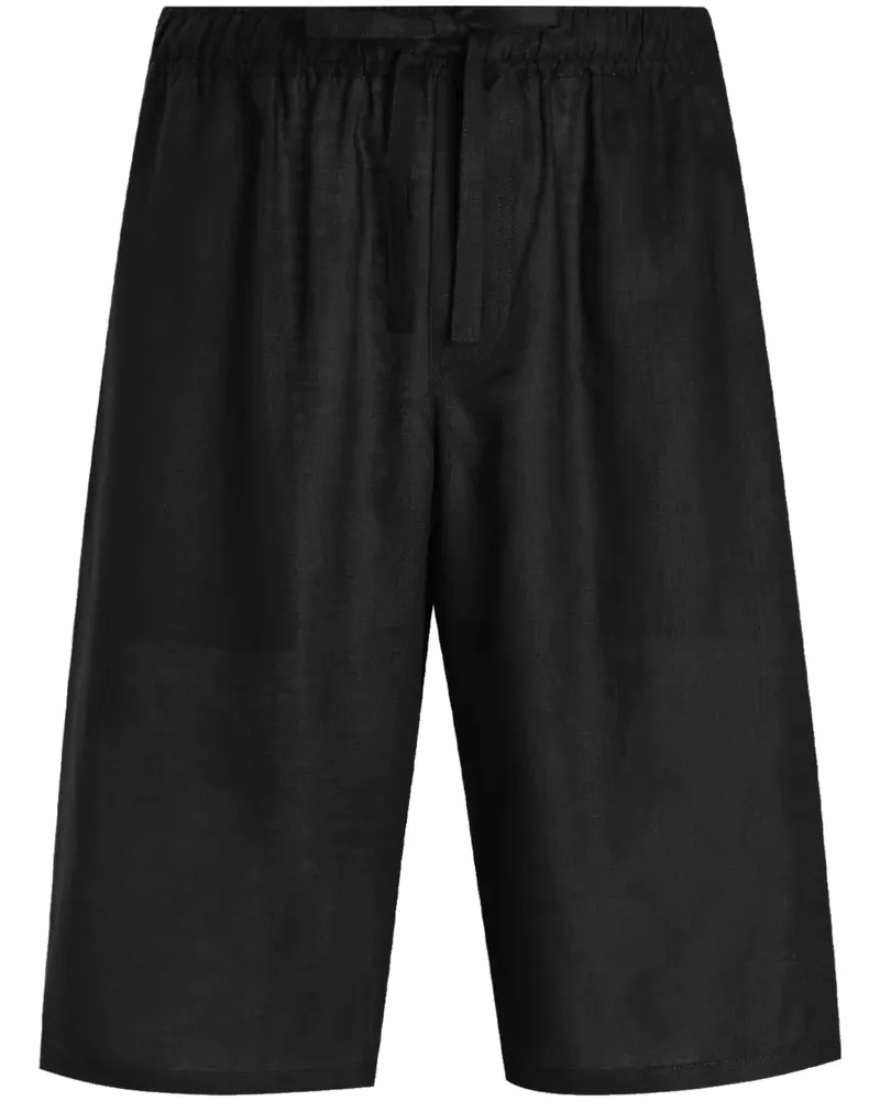 Dolce & Gabbana Shorts aus Leinen - Schwarz Schwarz