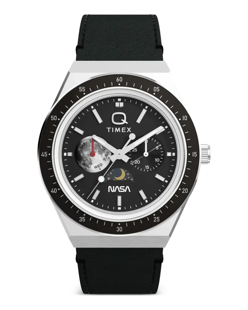 Timex Q  NASA Armbanduhr 40mm - Schwarz Schwarz