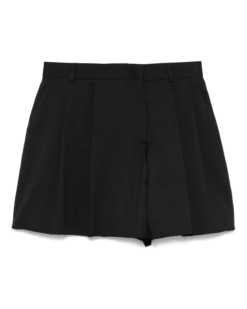 Moschino Shorts aus Schurwolle - Schwarz Schwarz