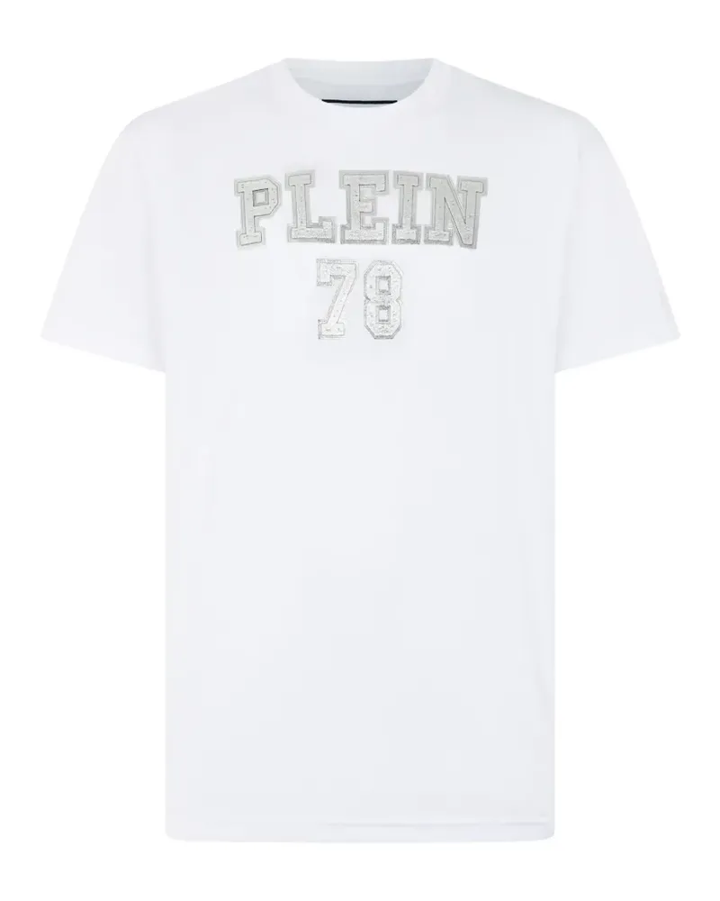 Philipp Plein T-Shirt mit Rundhalsausschnitt - Weiß Weiß