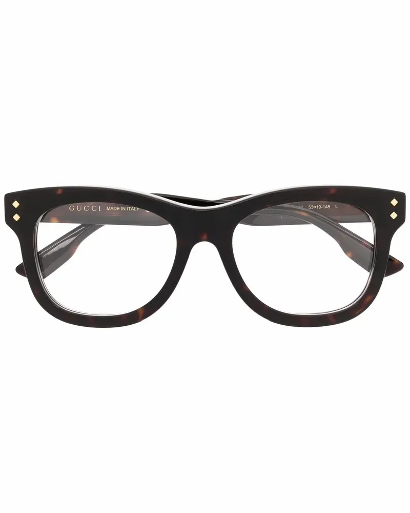 Gucci Brille mit Cat-Eye-Gestell - Braun Braun
