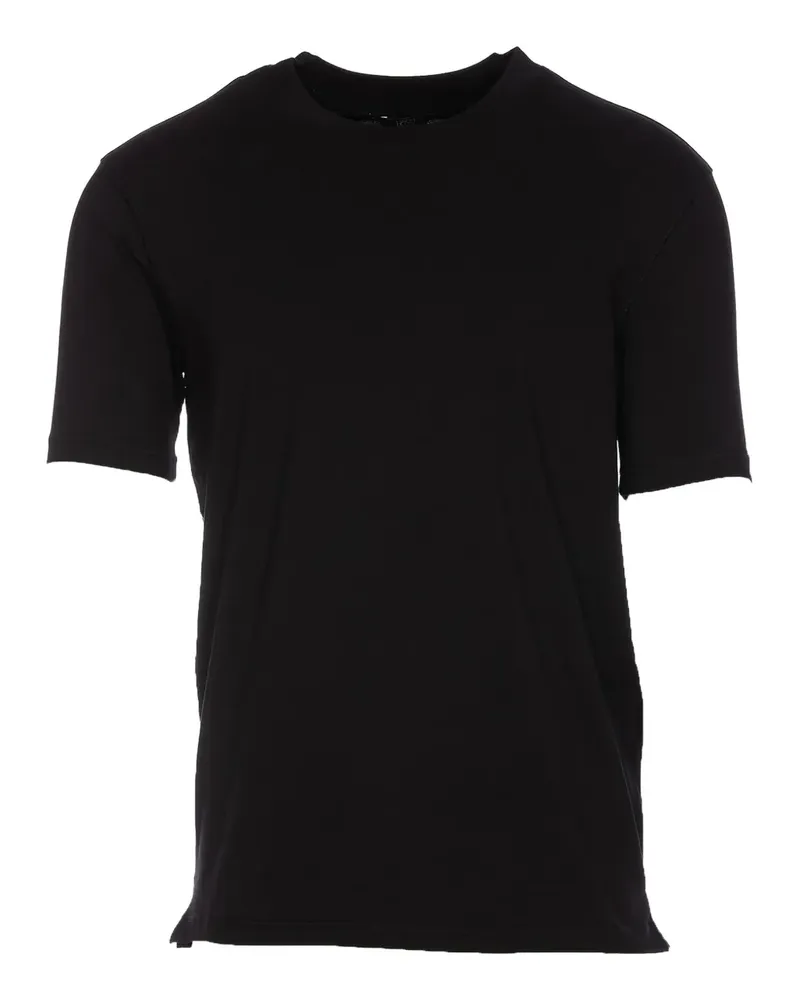 HOSIO T-Shirt mit Rundhalsausschnitt - Schwarz Schwarz