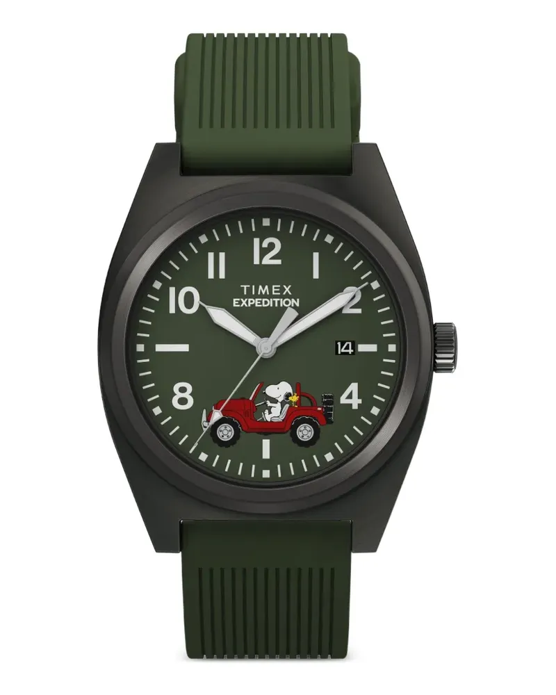 Timex x Peanuts Expedition Capstone Armbanduhr 16mm - Grün Grün