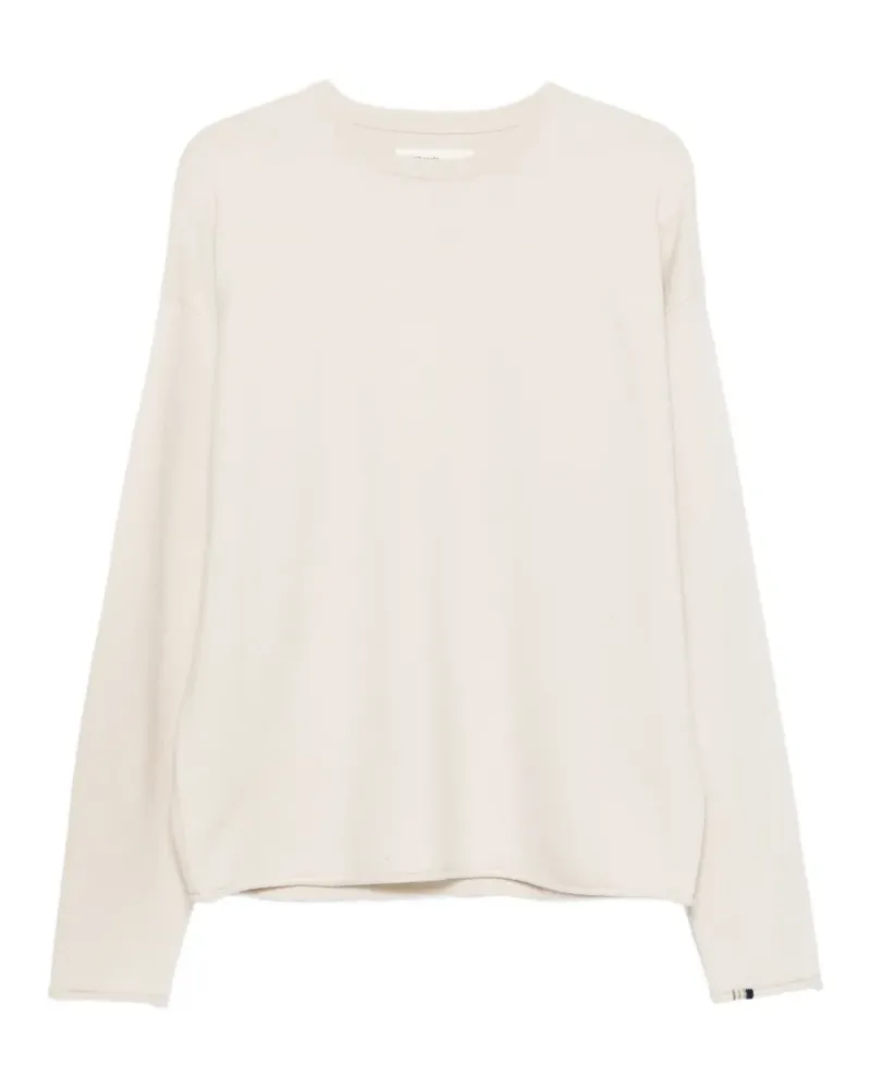 extreme cashmere crew-neck long-sleeve sweater - Nude Nude