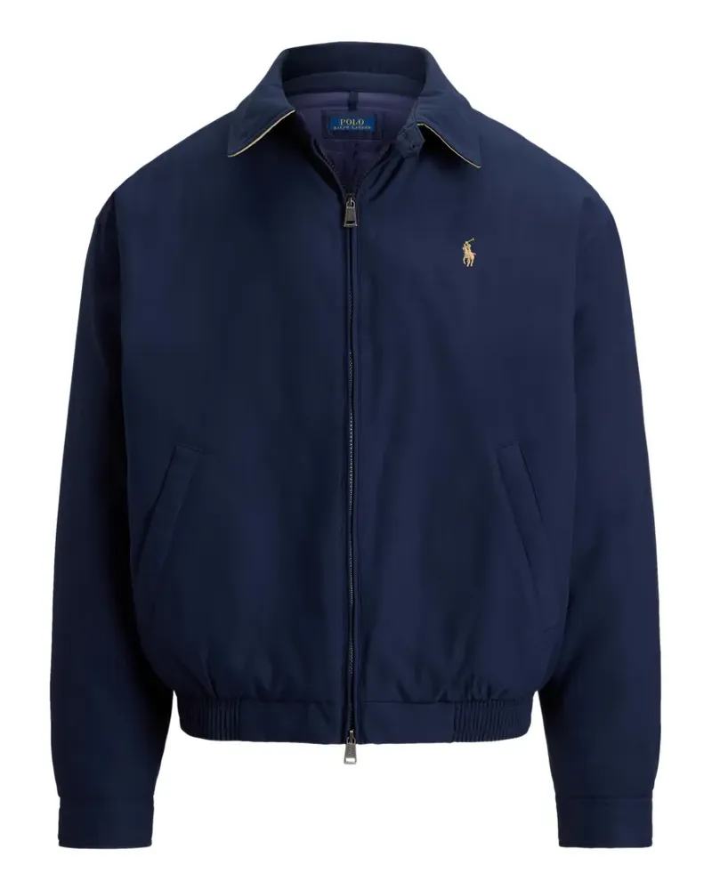 Ralph Lauren Hemdjacke mit Logo-Stickerei - Blau Blau