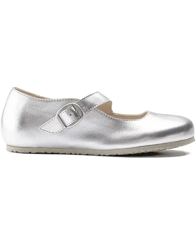 Birkenstock Tracy Ballerinas im Metallic-Look - Silber Silber
