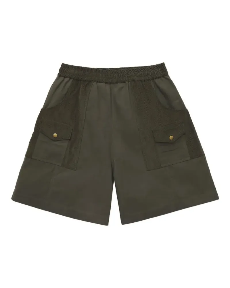 Nicholas Daley patch pocket shorts - Grün Grün