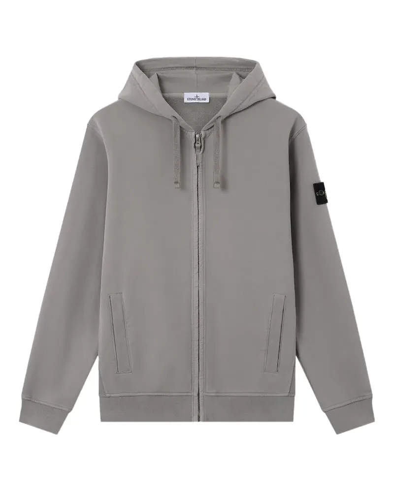 Stone Island 6100067 zip-up hoodie - Grau Grau