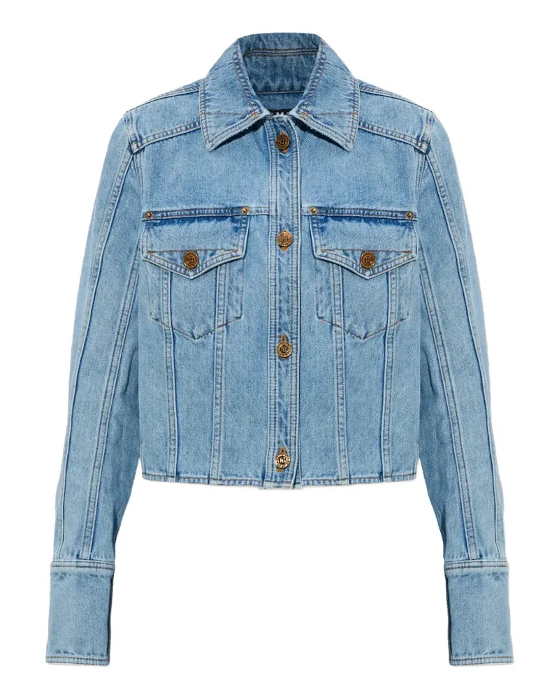 Balmain buttoned denim jacket - Blau Blau