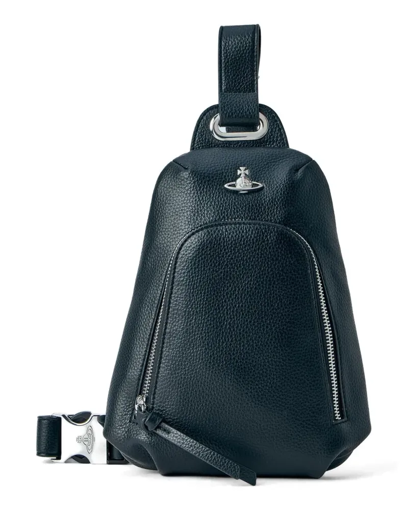 Vivienne Westwood Orb-plaque crossbody bag - Schwarz Schwarz