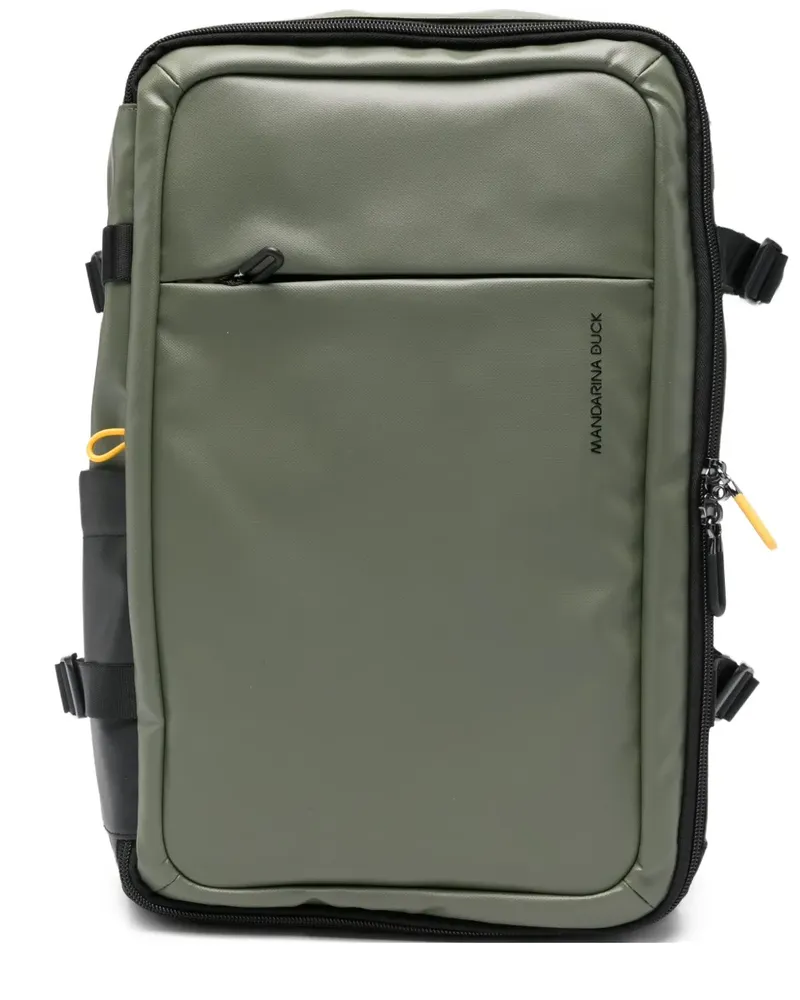 Mandarina Duck Eco Coated Reise-Rucksack - Grün Grün
