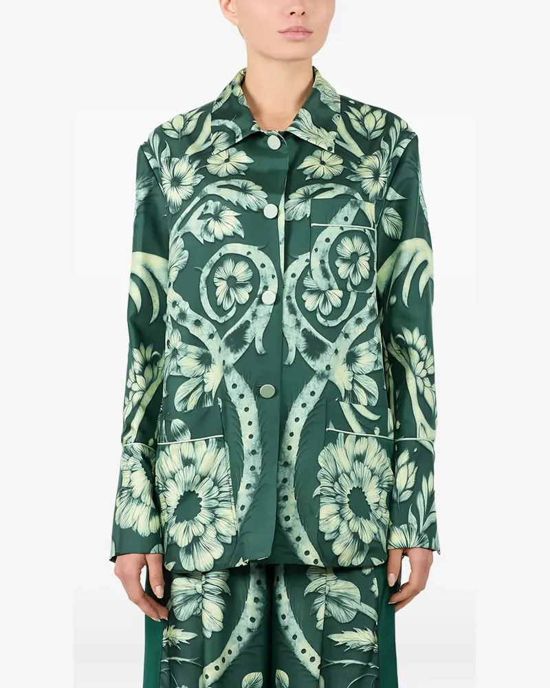 For Restless Sleepers paisley-print shirt - Grün Grün