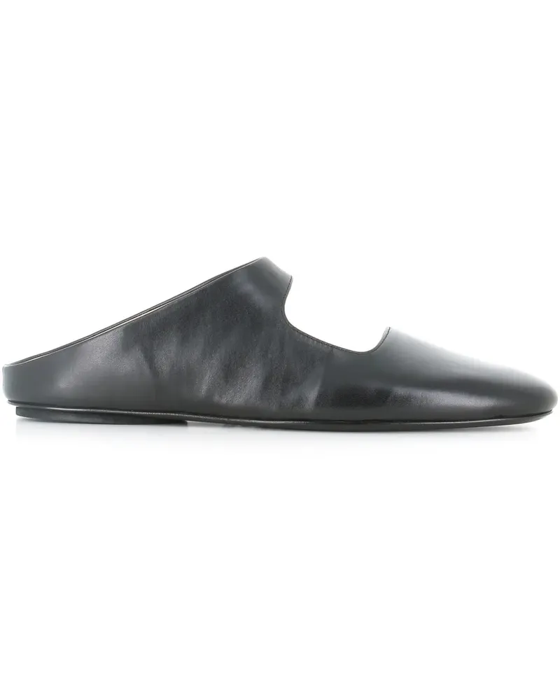 Marsèll Slipper aus Leder - Schwarz Schwarz