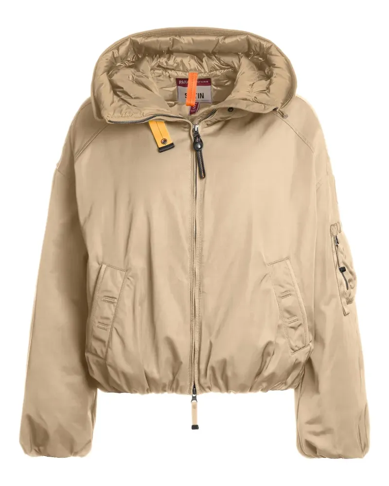 Parajumpers Naadz Bomberjacke mit Kapuze - Nude Nude