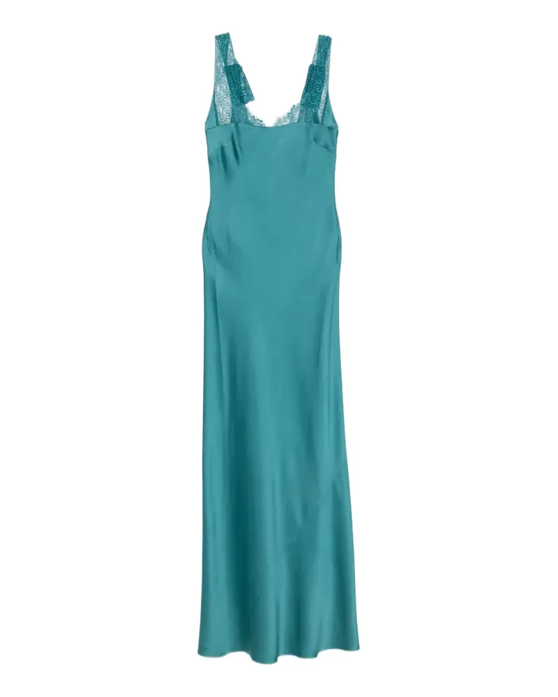 forte_forte Maxikleid mit Spitze - Blau Blau