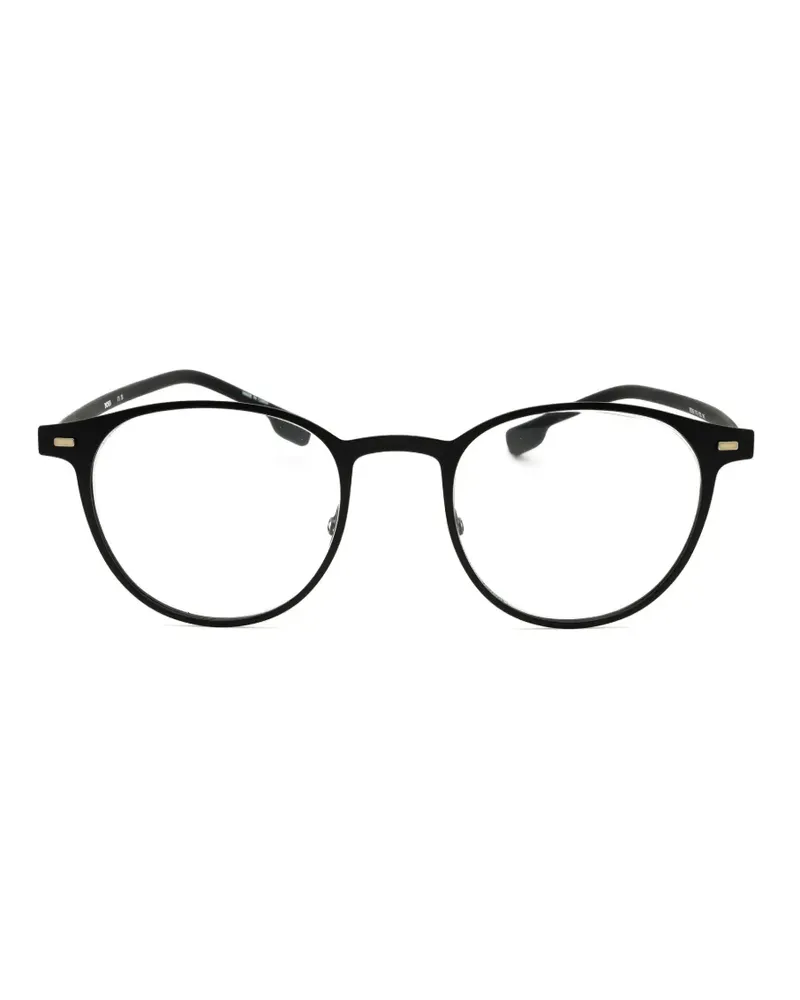 HUGO BOSS Brille mit rundem Gestell - Schwarz Schwarz