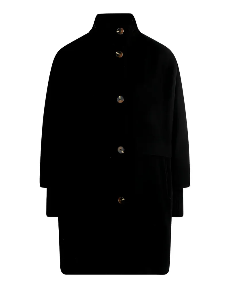 Betty Barclay high-neck button-up single breasted coat - Schwarz Schwarz