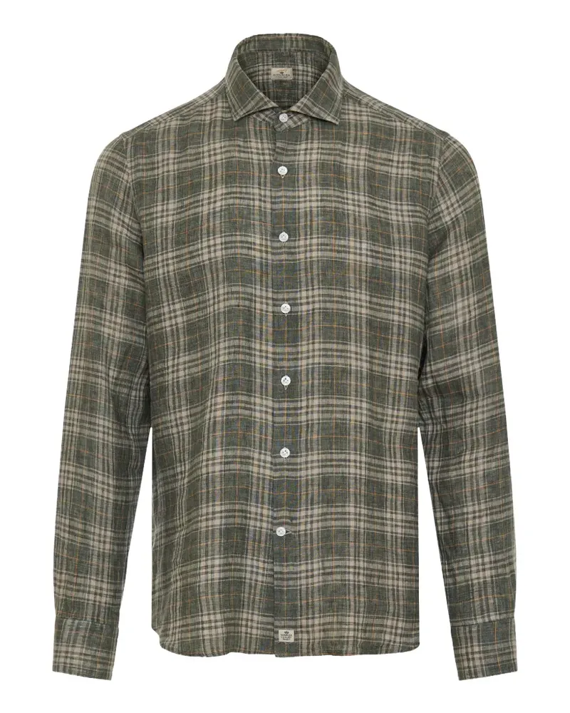 SONRISA check-pattern long-sleeve shirt - Grün Grün