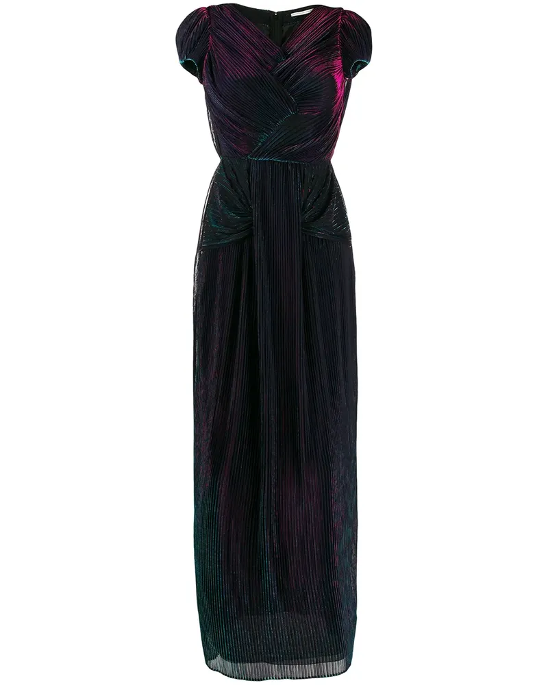 Marco de Vincenzo Kleid mit Metallic-Effekt - Blau Blau