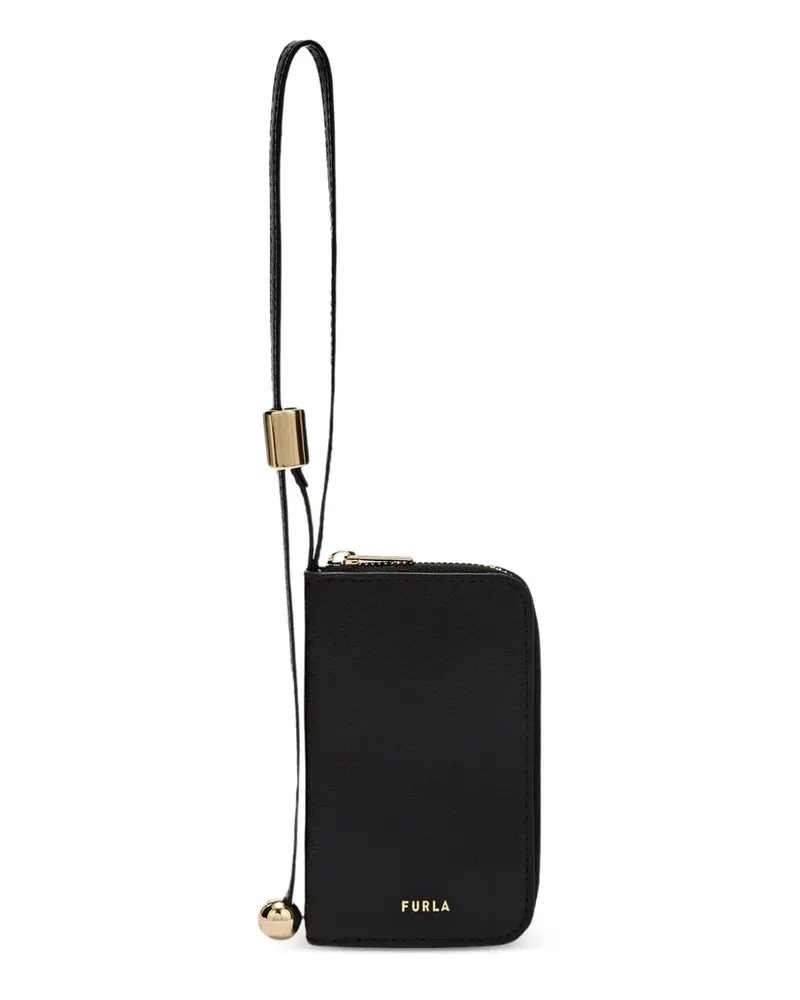 Furla Portemonnaie mit Logo - Schwarz Schwarz