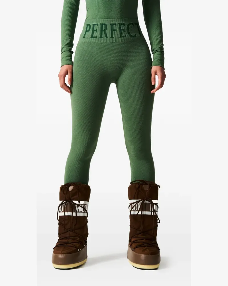 Perfect Moment Leggings mit Logo-Bund - Grün Grün