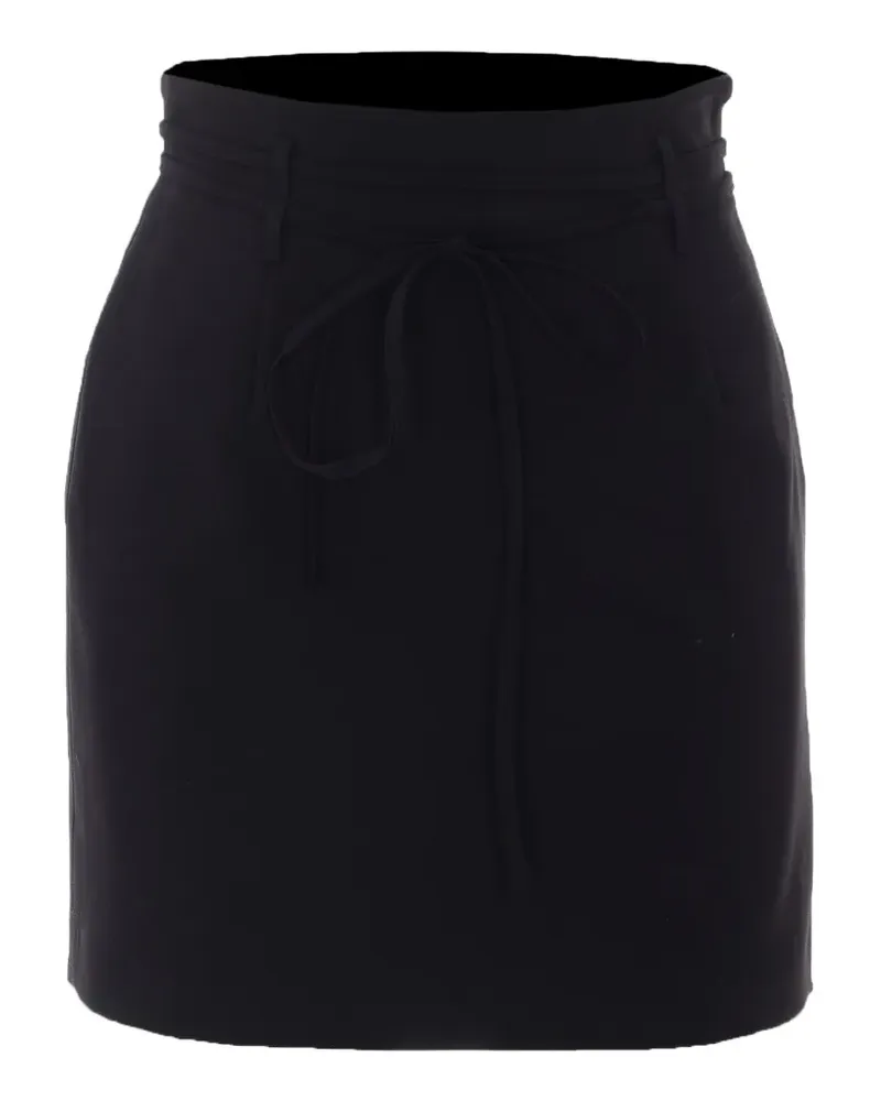 Twin-Set drawstring-waist mini skirt - Schwarz Schwarz