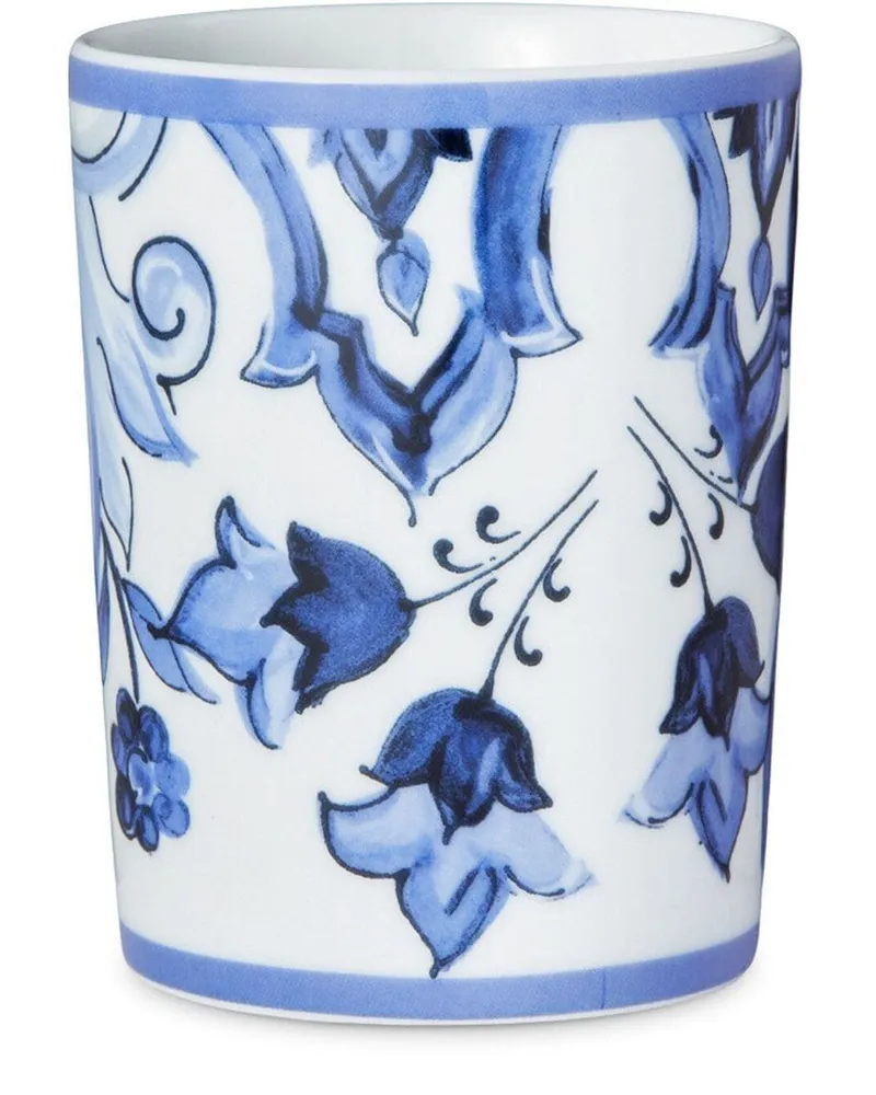 Blu Mediterraneo Weinglas aus Porzellan - Weiß