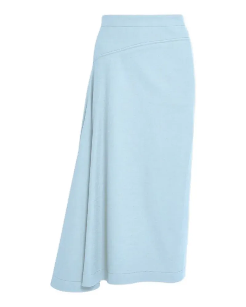 Erdem draped midi skirt - Blau Blau