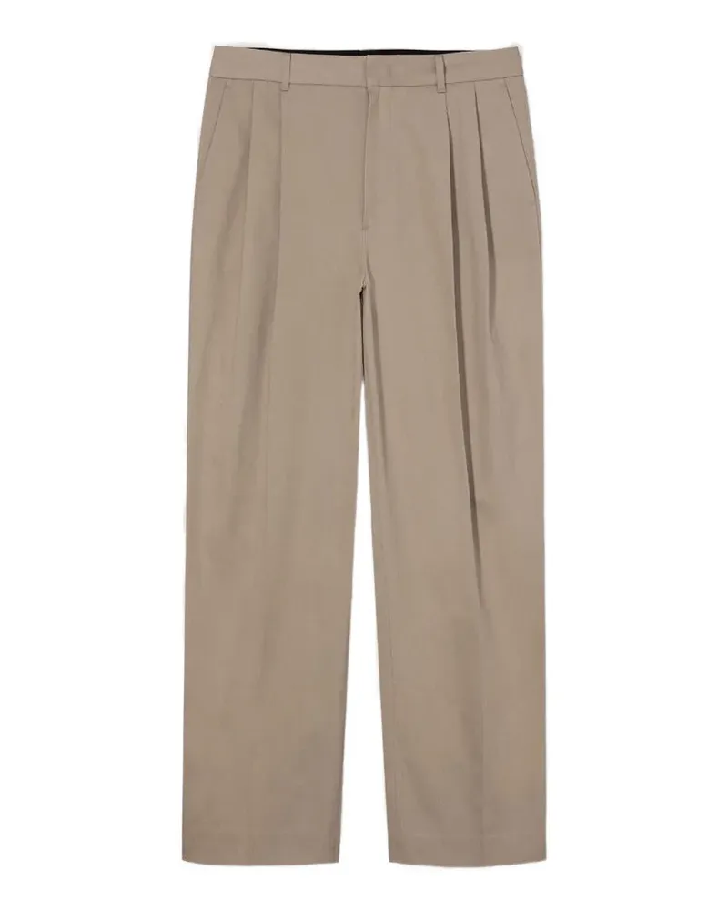 Dunst Straight-Leg-Hose mit Falten - Nude Nude
