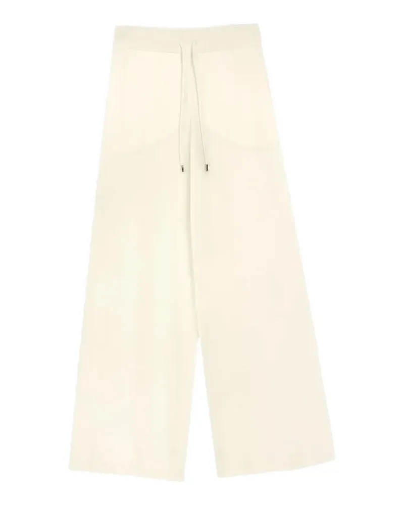 Vera Wang Jordan wide-leg drawstring trousers - Nude Nude