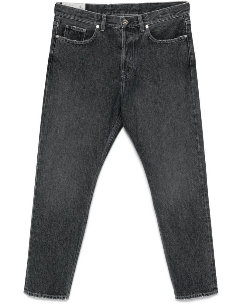 Eleventy 5 Pockets Over Jeans - Schwarz Schwarz