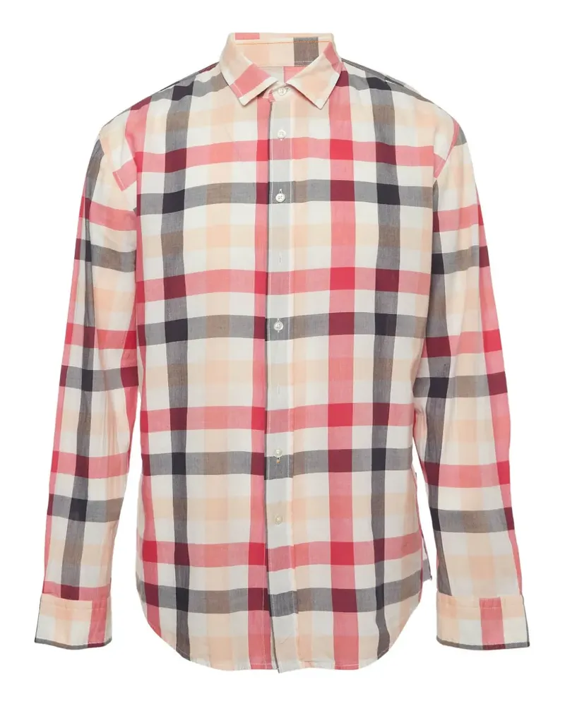 HUGO BOSS Kariertes Hemd - Orange Orange